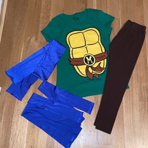 Teenage Mutant Ninja Turtles Nickelodeon Michelangelo Leonardo Cosplay Costume